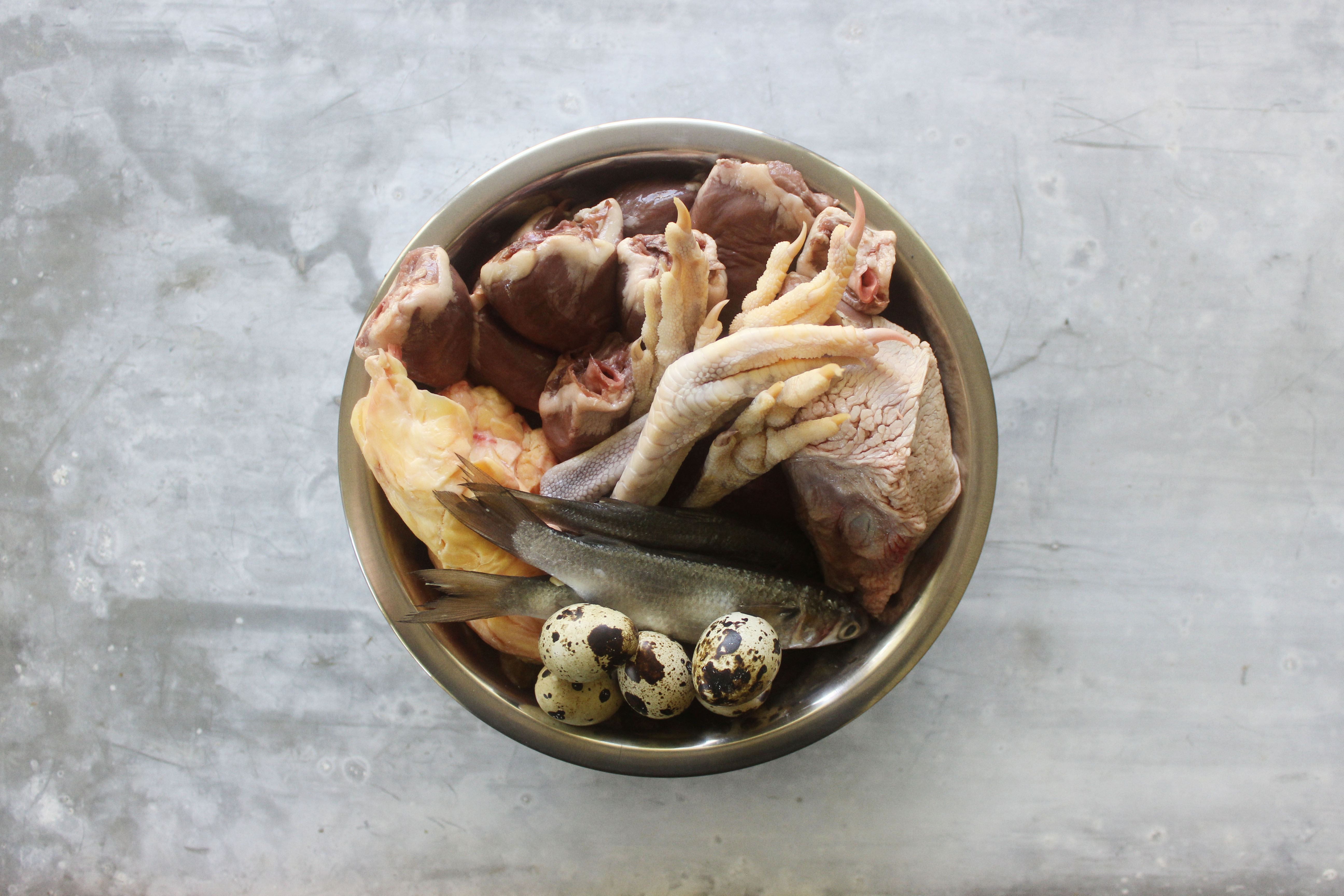 [Recipe] Turkey, Fish and Guinea Fowl, Raw Dog Food Recipe